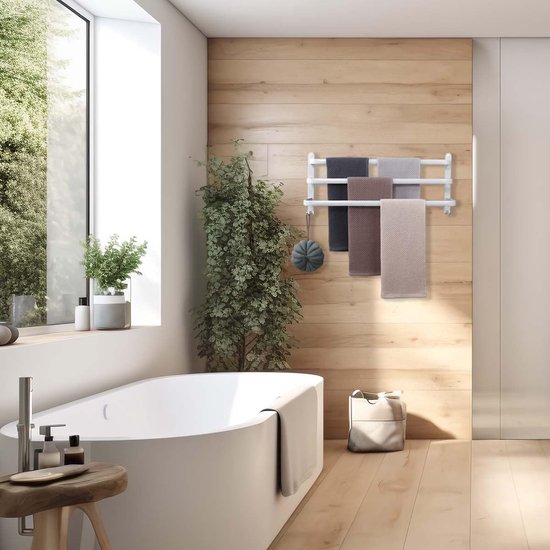 Handdoekhouder zonder boren - badkamer handdoekhouder aan de muur - gastendoekhouder Handdoekhouder zonder boren - badkamer handdoekhouder aan de muur - gastendoekhouder
