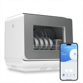Bol.com Amenzo® - Mini Vaatwasser - Inclusief App - 900 Watt - 5 Programma's - Wit - Afwasmachine - Met Waterreservoir aanbieding
