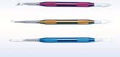 Belux Surgical Instruments / Dental keramische Wax beeldhouwen Tool -3Pcs - mengen laboratoriuminstrument - dubbele kop - verpakt in een zakje - Handig en gebruiksvriendelijk