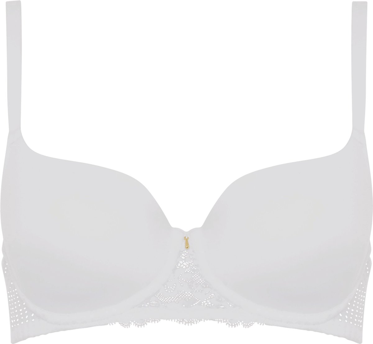 Chantelle EasyFeel - Marilyn - Bedekkende T-Shirt BH - Wit - F 80