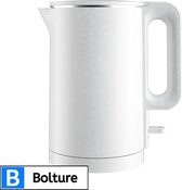 Bouilloire électrique Bolture - Bouilloire Electric - Bouilloire de camping - Mini bouilloire de voyage - Petite bouilloire de voyage - 1,7 L - 1800 W
