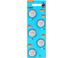 Vinnic CR2430 3v lithium knoopcelbatterij - 5 stuks