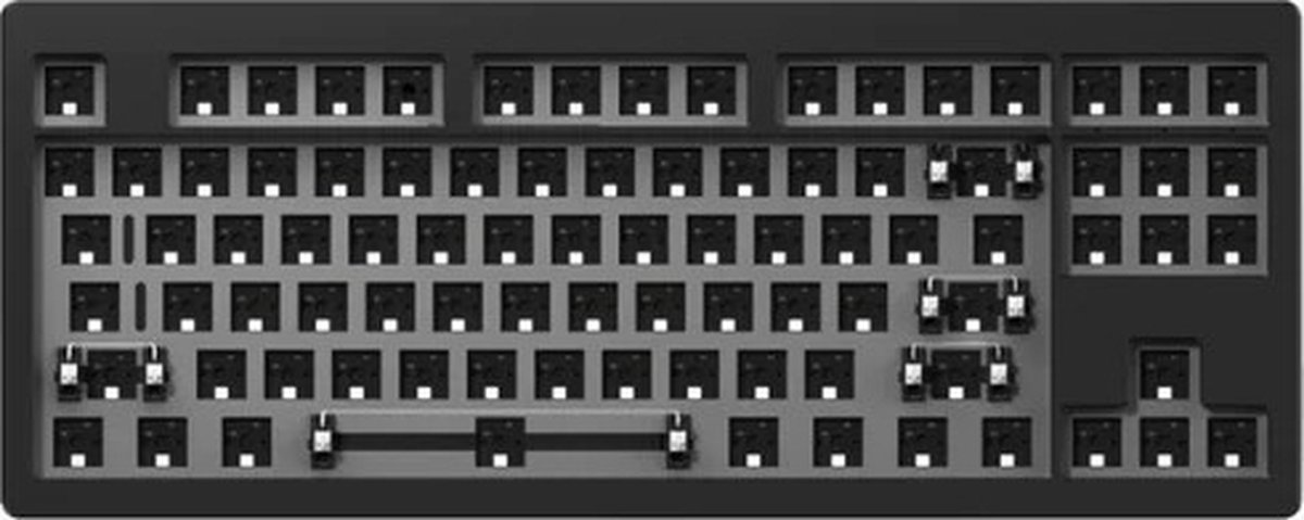 Barebones 80% TKL Monsgeek M3-toetsenbord Zwart