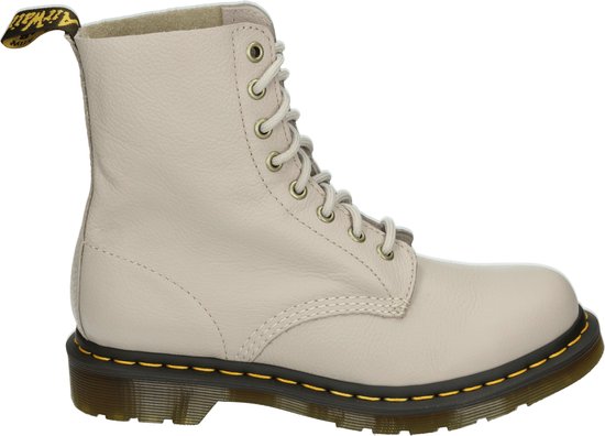 Dr. Martens 1460 PASCAL VINTAGE TAUPE - VeterlaarzenHoge sneakersDames sneakersDames veterschoenenHalf-hoge schoenen - Kleur: Grijs - Maat: 41