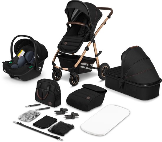 Lionelo Amber 3in1 - Kinderwagen - XXL SET - incl. autostoel - 0-22kg