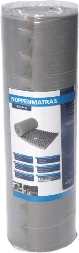 Bo-Camp - Noppenmatras - Schuimrubber - 1 Persoon