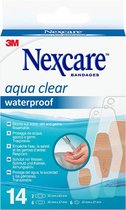 Nexcare 3m Aqua Clear Wtp Assortiment 14