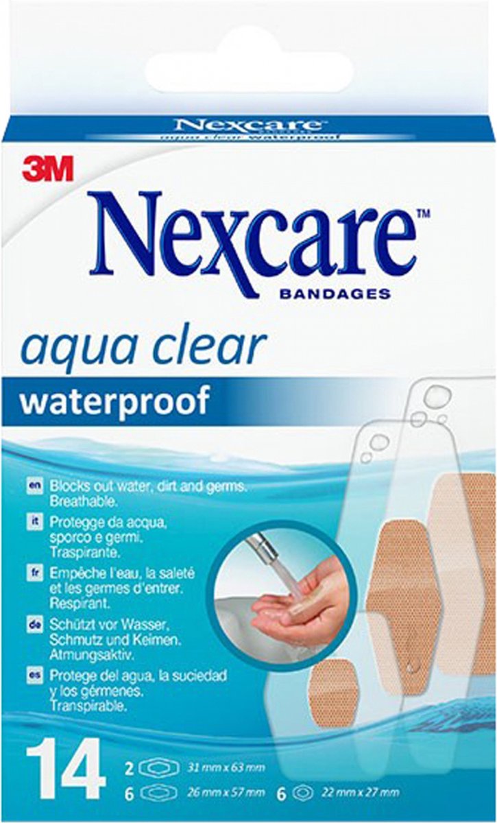 Goedkoopste Nexcare 3m Aqua Clear Wtp Assortiment 14