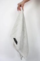 Ensemble de serviettes Premium 4 pièces | 2 Grandes serviettes de bain (140 x 70 cm) + 2 serviettes et visage (100 x 50 cm) | 100% coton | Chiffons super doux et absorbants (gris)