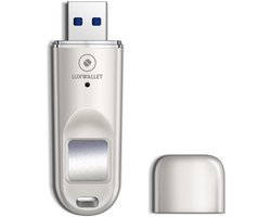 LUXWALLET SecureTouch – USB 3.0 Flashdrive Met Wachtwoord – 128GB USB Stick - Beveiligd – Geschikt voor o.a. Crypto / Bitcoin wachtwoorden