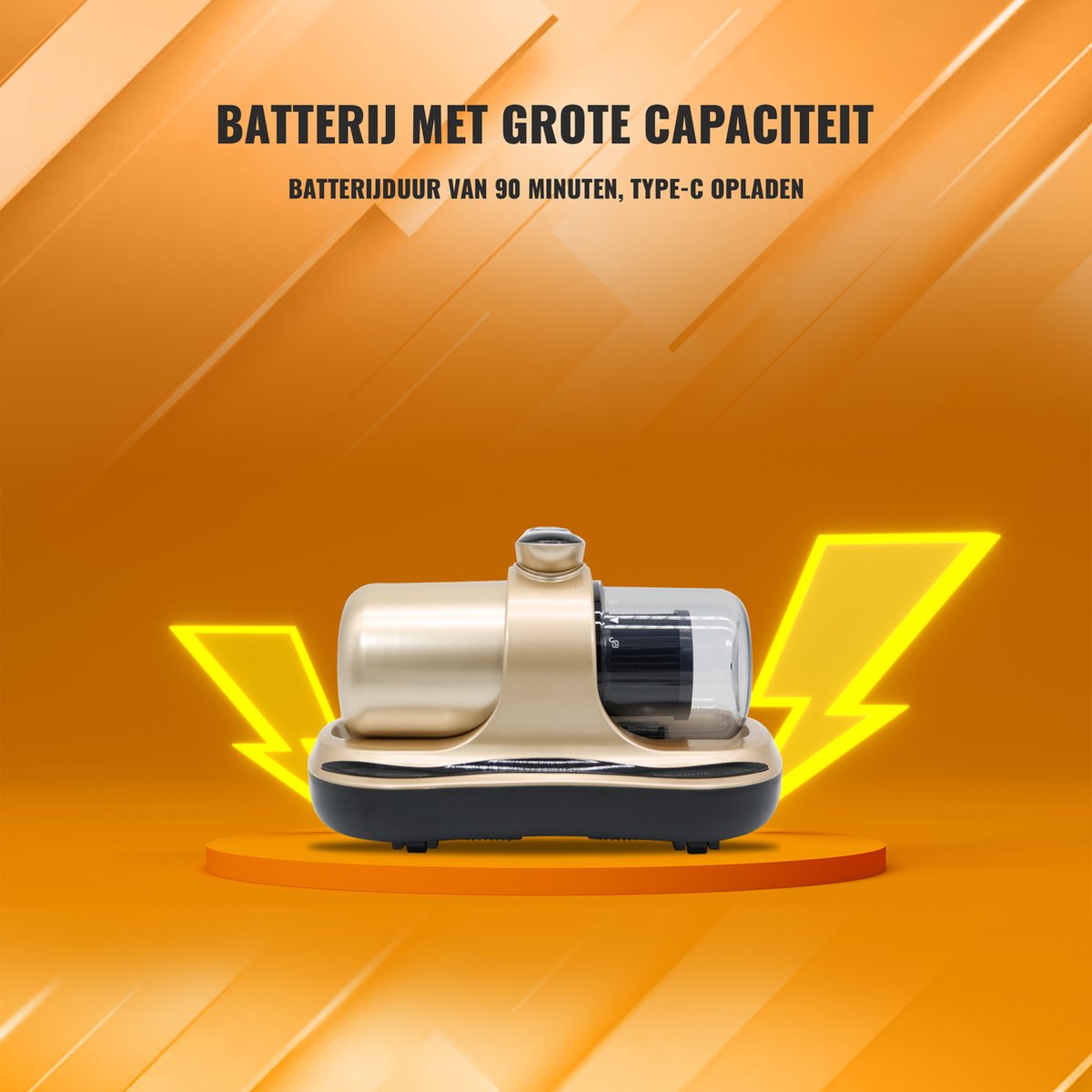 SEZGoods Draadloze Matras Stofzuiger met Anti-Huisstofmijt - afbeelding 3