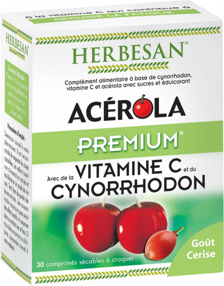 Goedkoopste Herbesan Acerola Premium 30 Tabletten