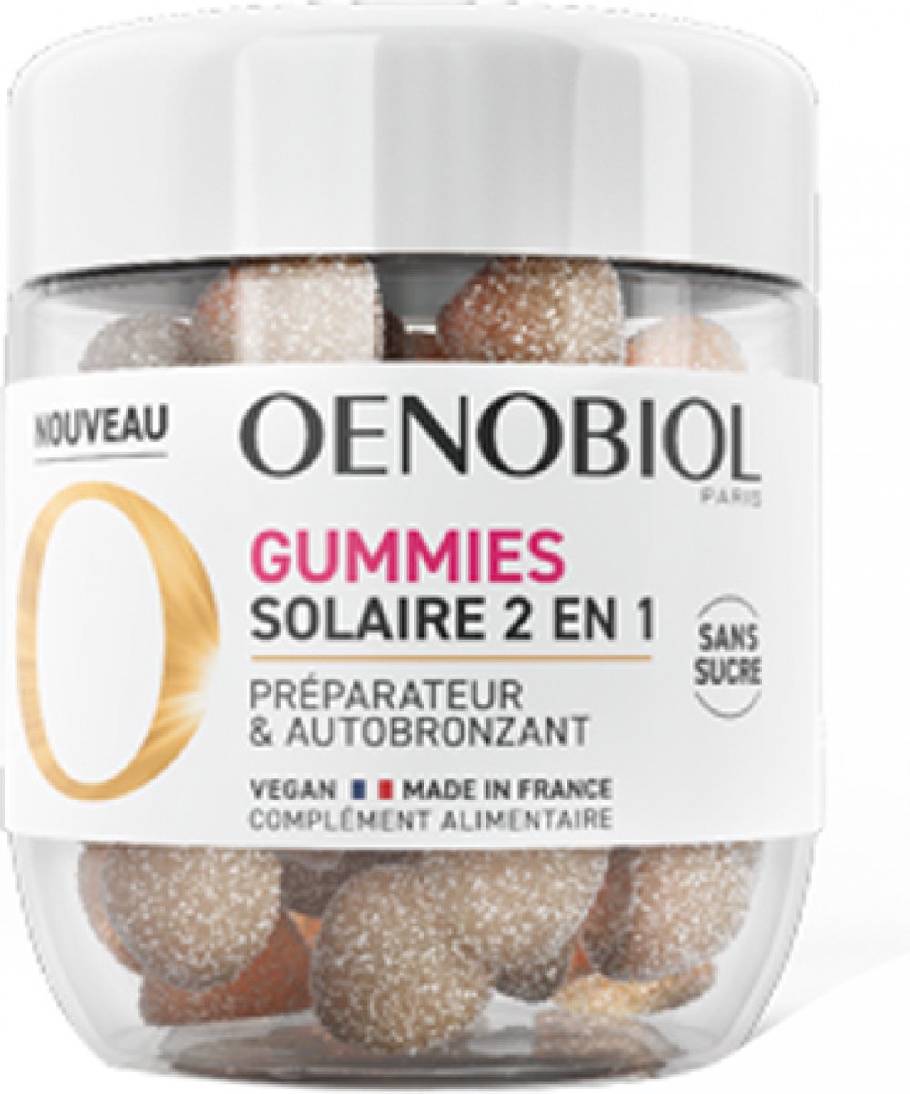 Goedkoopste Oenobiol Solaire 2in1 60 Gummies
