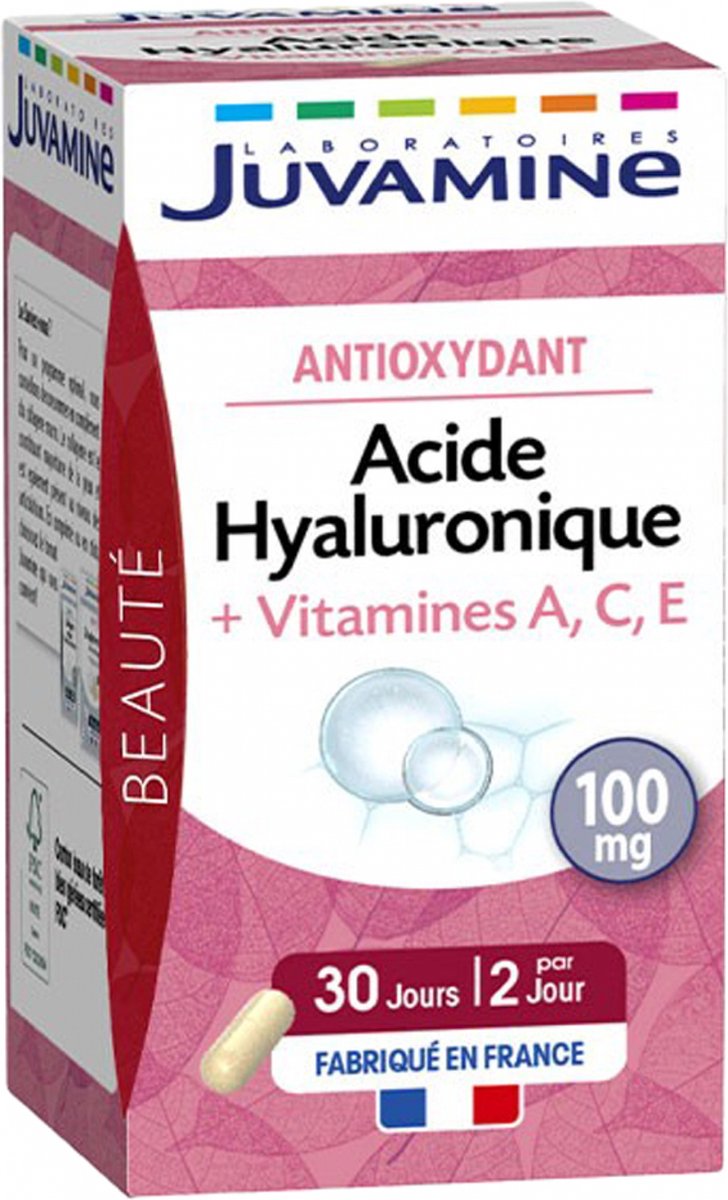Goedkoopste Juvamine Hyaluronzuur Vitaminen A, C, E 30 Capsules