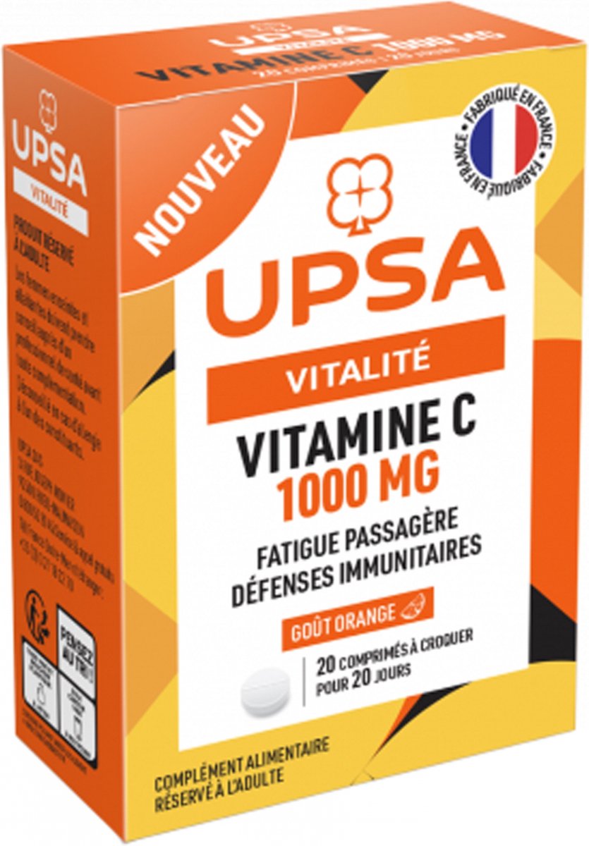 UPSA Vitamine C 1000 mg 20 Kauwtabletten