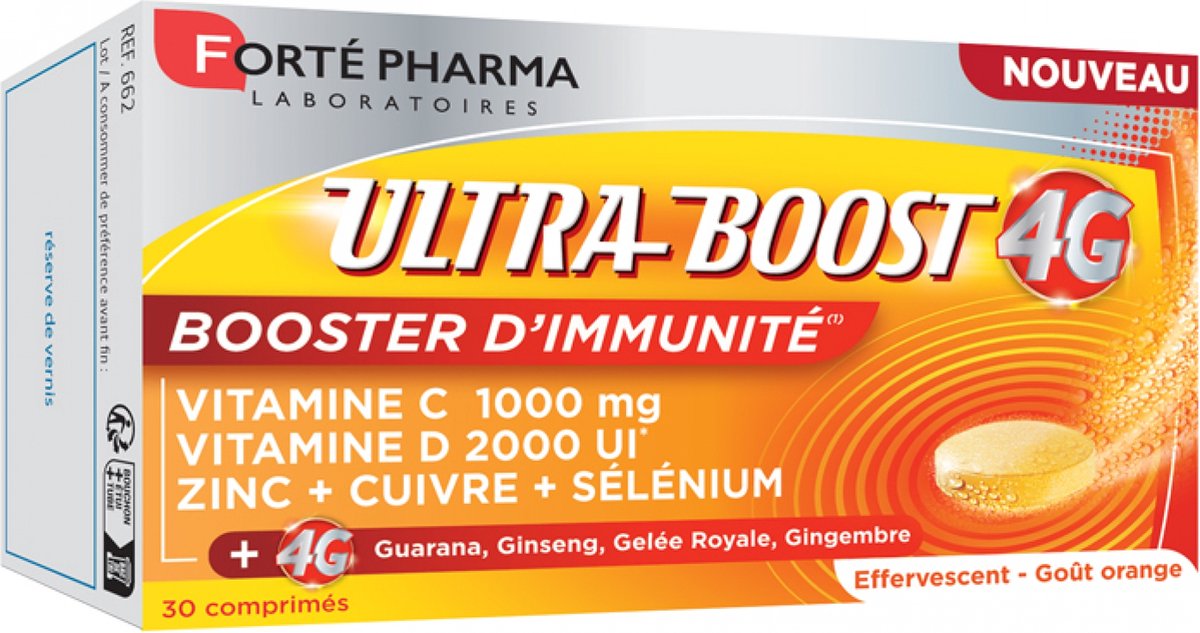 Forté Pharma Ultra Boost 4G Immunity Booster 30 Bruistabletten