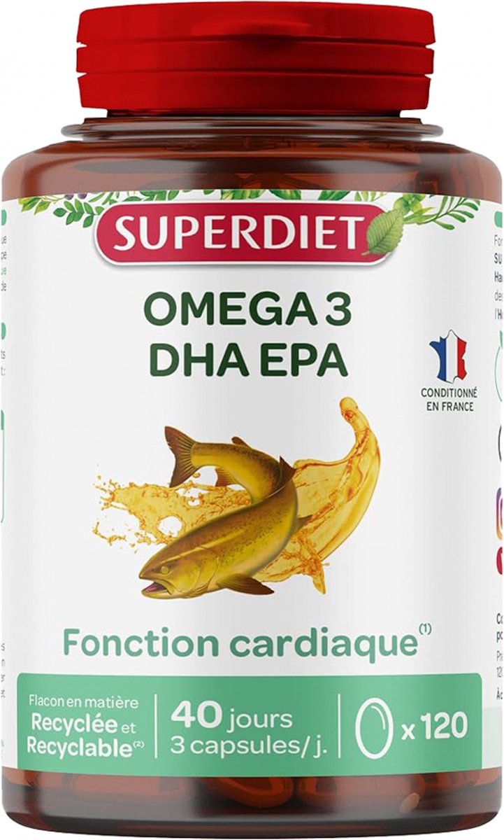 Goedkoopste Superdiet Omega 3 120 Capsules