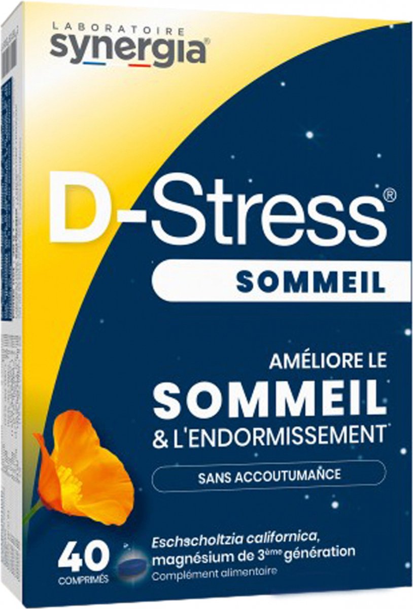 Goedkoopste Synergia D-Stress Sleep 40 Tabletten