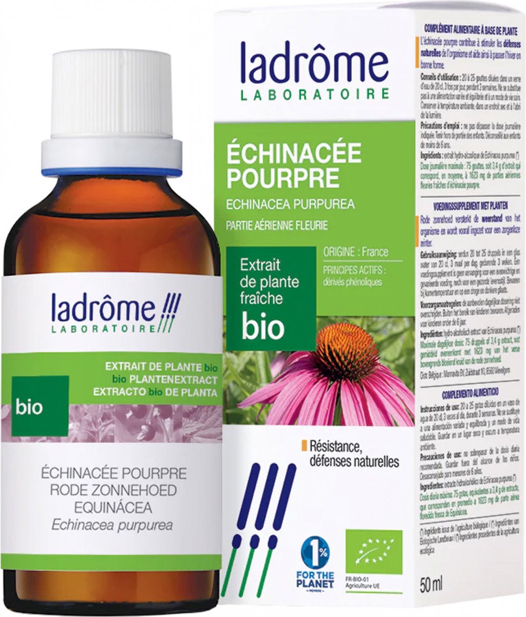 Goedkoopste Ladrôme Extrait de Plante Fraîche Bio Echinacée Pourpre 50 ml