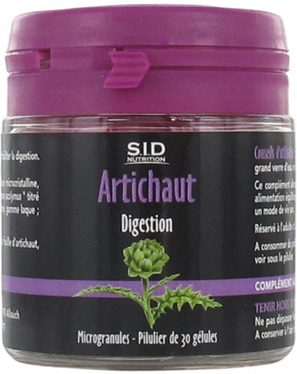Goedkoopste S.I.D Nutrition Spijsvertering Artisjok 30 Capsules