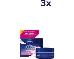 x3 Nivea Essentials Herstellende Nachtcrème - 50ML