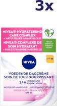 3x NIVEA Essentials Voedende Dagcrème Droge huid SPF 30 50ML