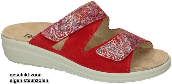 Rohde -Dames - rood - slippers & muiltjes - maat 41