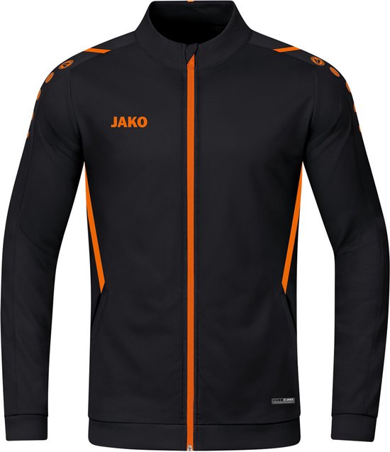 Jako - Polyester Jacket Challenge - Trainingsjack Zwart-4XL