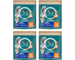 Purina ONE Senior - Kattenvoer Droogvoer - Kip & Volkoren Granen - 4 x 800 g Image