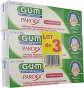 GUM Paroex Gel Dentifrice Set de 3 x 75 ml