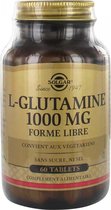 Solgar L-Glutamine 1000 mg Vrije Vorm 60 Tabletten