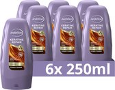 Andrélon Keratin Repair Conditioner - Pour cheveux secs et abîmés - Enrichi en kératine et vitamine E - 6 x 250 ml