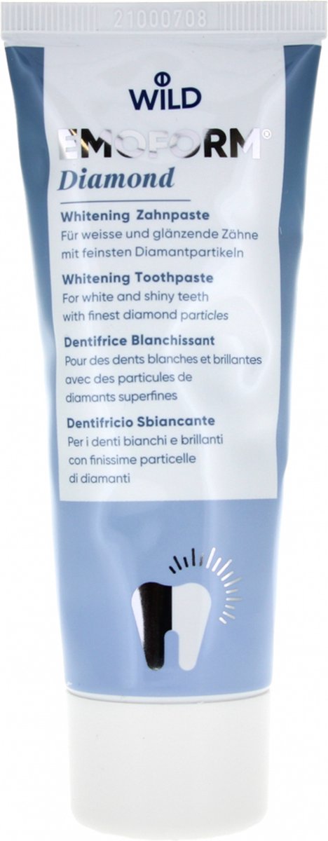 Goedkoopste Emoform Tandpasta diamond whitening met fluoride 75 Milliliter