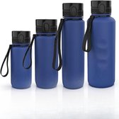 Bidon 1 Liter - Waterfles 1 liter - Bidon 1000ml - Drinfkles 1 Liter - Marine Blauw