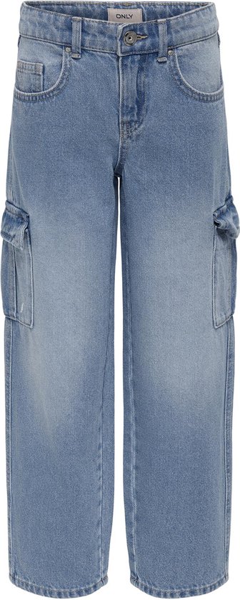 Only KOGHARMONY WIDE CARGO CARROT PIM NOOS Jeans Filles - Denim Blue clair - Taille 134