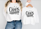 Twinning sweater chaos coordinator/creator
