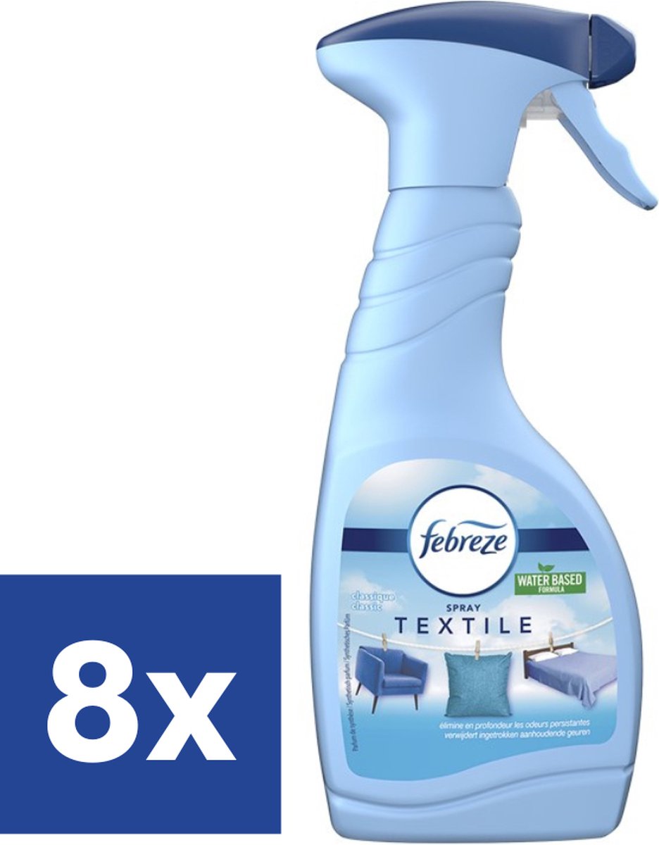 Goedkoopste Febreze Textielverfrisser Classic - 8 x 500 ml