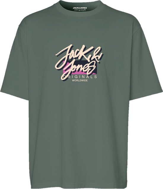 JACK&JONES JUNIOR JORTAMPA FASTRUNNER1 TEE SS CREWNECK JNR Jongens T-shirt - Maat 176