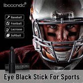 Eye Black Stick - Imperméable à l’eau - Bâton noir pour les yeux - imperméable à l’eau - peinture pour le visage