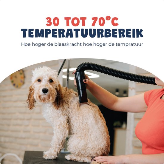Hondenföhn, hondendroger, blazer voor honden met 4 verschillende