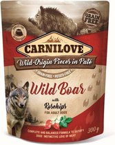 Carnilove Dog Pouch Wild Zwijn / Rozenbottel