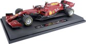 The 1:18 Diecast Modelscar of the Ferrari SF1000 Team Scuderia Ferrari #16 of the the 1000th GP Mugello of 2020. The driver was Charles Leclerc. The manufactor of this scalemodel is Burago.This model is only online available