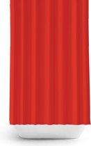 Casabueno - Douchegordijn Rood- Effen - Anti Schimmel - Douchegordijn 120x200 cm - Shower Curtain - met Douche Gordijnringen - Rood