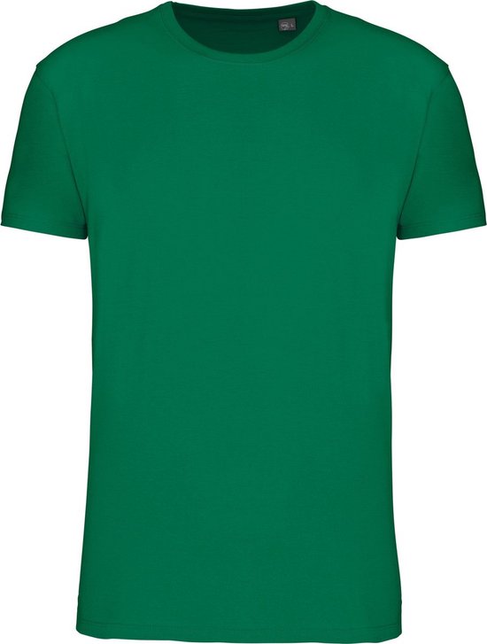 3 Pack Biologisch Premium unisex T-shirt ronde hals 'BIO190' Kariban Kelly Groen - 4XL