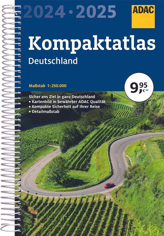 ADAC Kompaktatlas 2025/2025 Deutschland 1250.000 9783826422935