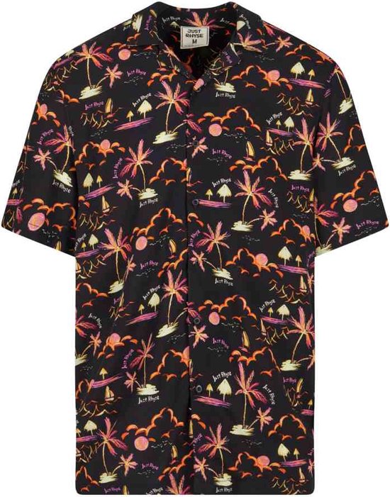 Just Rhyse - Waikiki Overhemd - 3XL - Zwart
