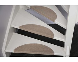 Trapmatten Tripoli- 15 stuks-Beige-56x16x4 cm