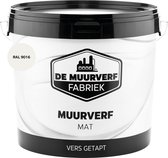 MUURVERF | RAL 9016 | 10 liter | DE MUURVERFFABRIEK