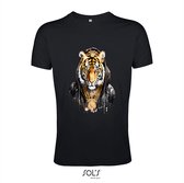 T-Shirt 158an05 Gangsta Hip Hop Tijger - 4xL