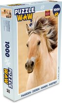 Puzzel Paarden - Dieren - Manen - Portret - Legpuzzel - Puzzel 1000 stukjes volwassenen